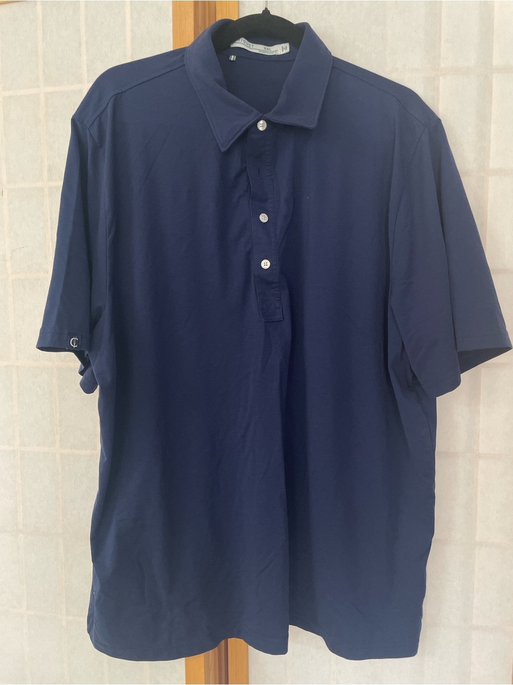 Criquet Navy Polo Shirt - Short Sleeve Performance